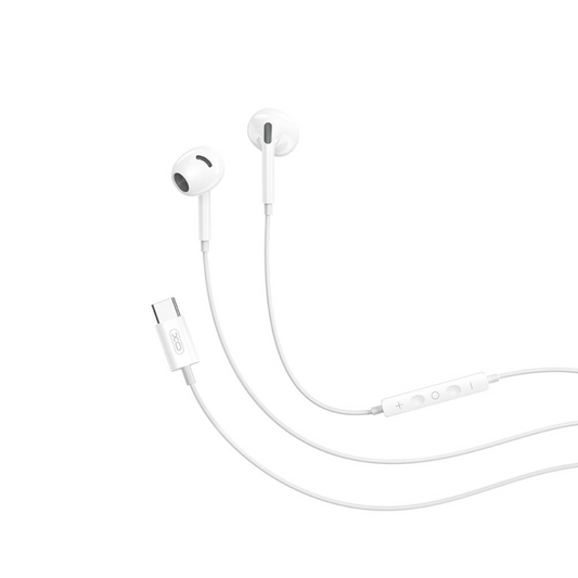 Auriculares manos libres USB-C XO Design EP78, Blanco
