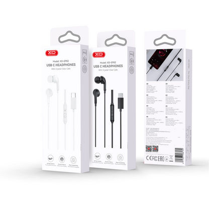 Manos libres USB-C XO Design EP82, Blanco