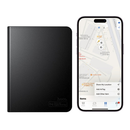 HOCO SmartTag Passport E91G para iOS Series, Negro
