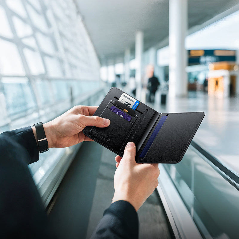 HOCO SmartTag Passport E91G para iOS Series, Negro
