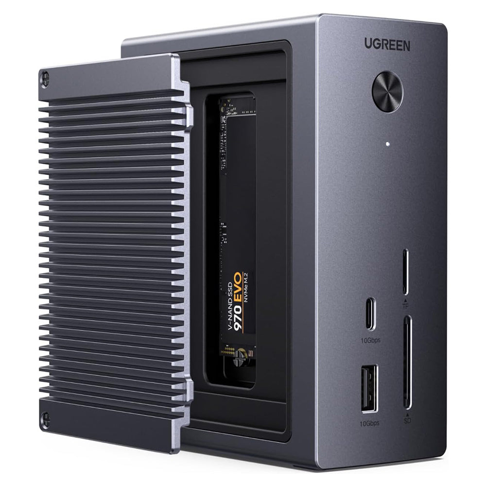 Hub Multifuncional UGREEN CM923 (55735), 10 en 1, Gris