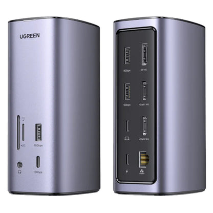 Hub Multifuncional UGREEN Pro CM555, 13en1, Gris