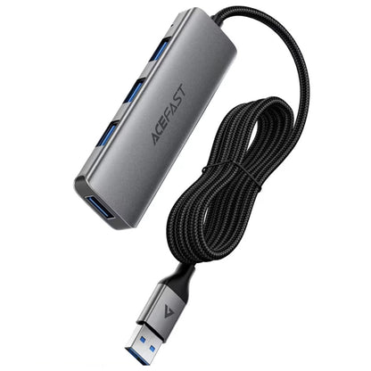 Acefast J17 USB Hub, 4in1, Gray