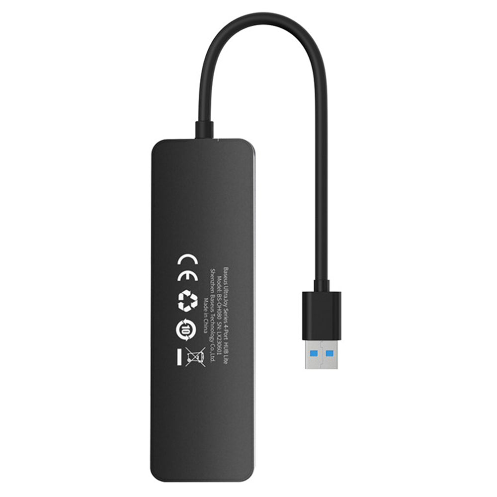 Baseus UltraJoy USB Hub, 4 x USB-A 3.0, 1m, Negro B0005280B111-03 