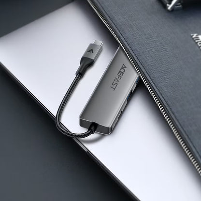 Acefast J18 USB-C Hub, 6-in-1, Gray