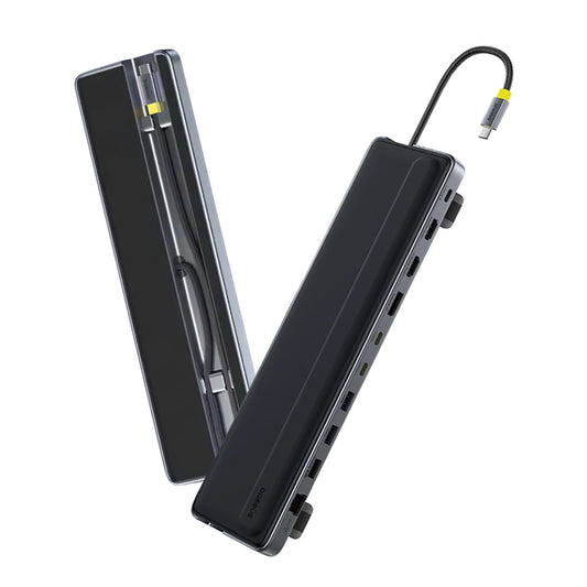 Hub USB-C Baseus EliteJoy EH3, 12 en 1, Gris B00051300111-00