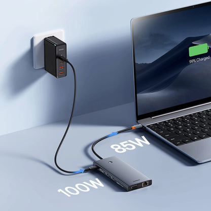 Baseus PortalJoy Series Hub USB-C, 13en1, Gris B00053002811-01