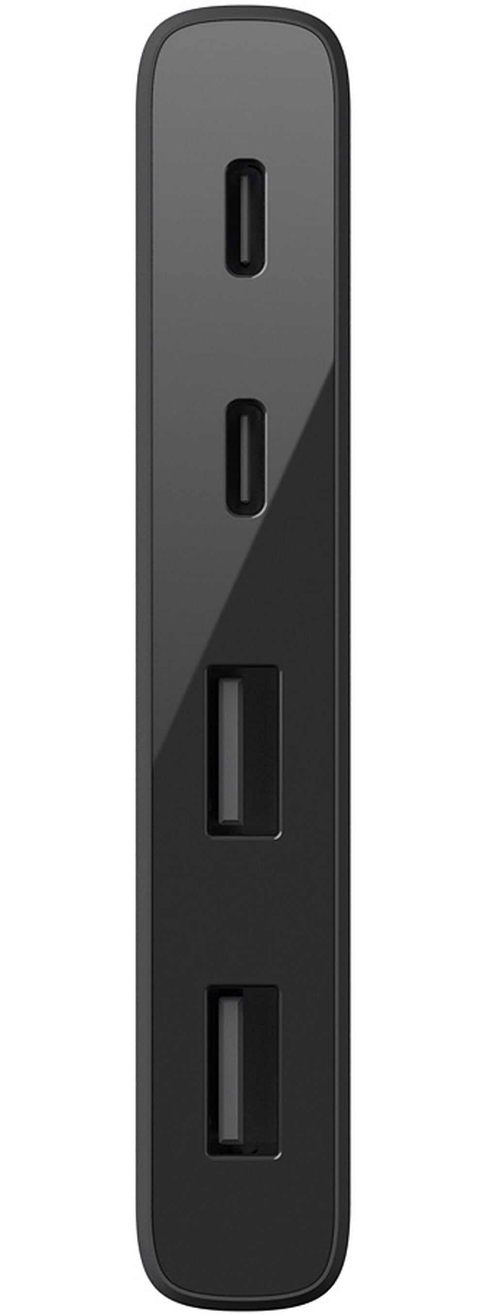 Hub USB-C Belkin Mini, 2 x USB-A 3.1 - 2 x USB-C, Negro F4U090btBLK