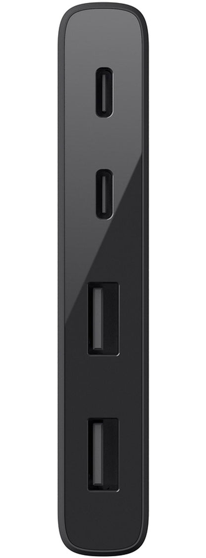 Hub USB-C Belkin Mini, 2 x USB-A 3.1 - 2 x USB-C, Negro F4U090btBLK