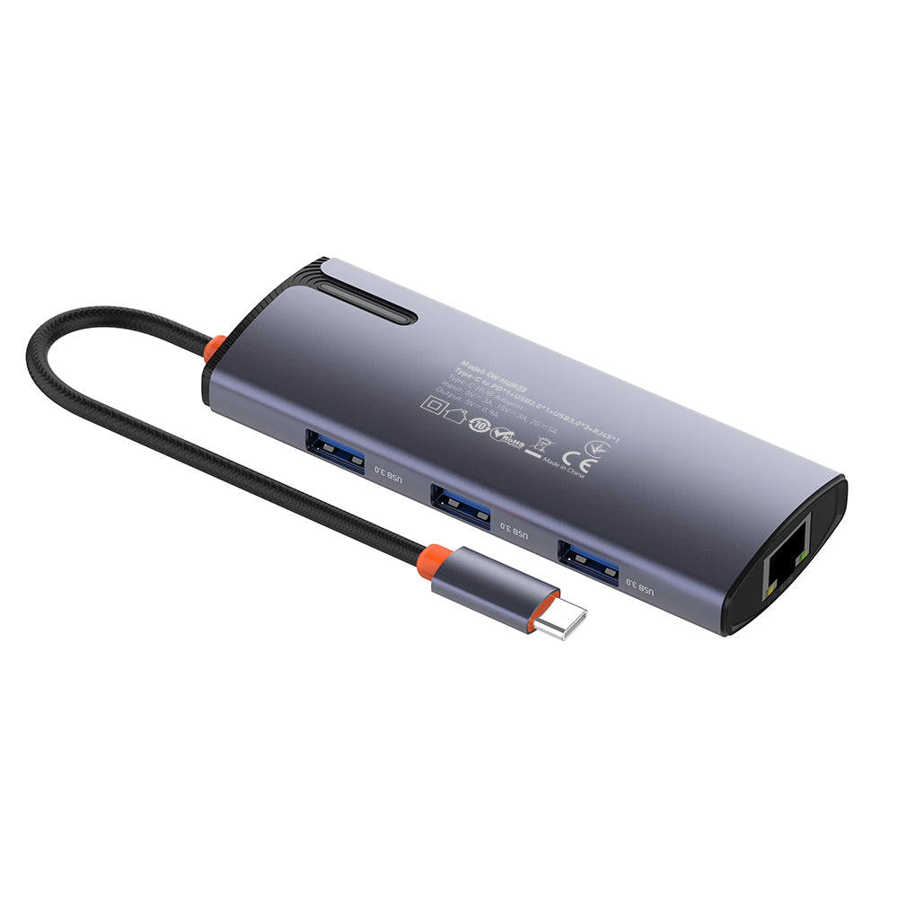 Hub USB-C ColorWay CW-HUB03, 6en1, Plateado