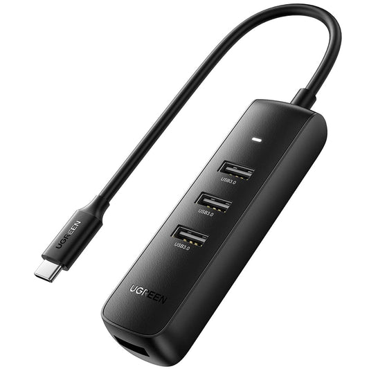 Hub USB-C UGREEN CM416 (10916), 4 x USB-A 3.0, Negro