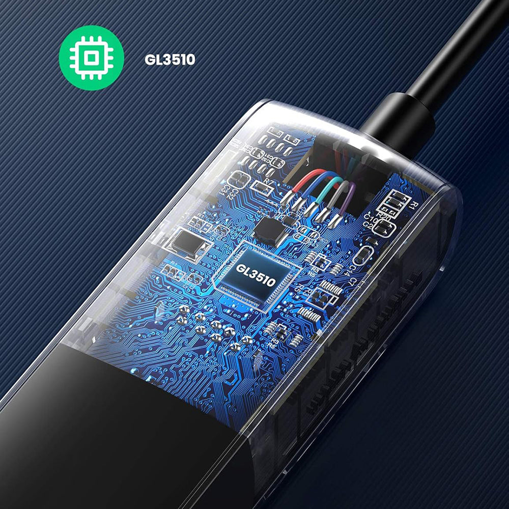 Hub USB-C UGREEN CM416 (10916), 4 x USB-A 3.0, Negro