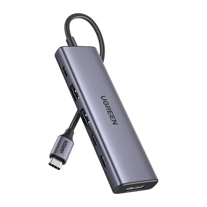 UGREEN CM511 (75586) USB-C Hub, 6in1, Gray