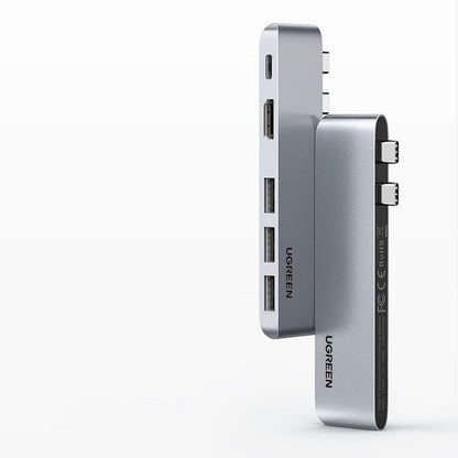 Hub USB-C UGREEN para Apple MacBook Pro / Air Series, 3 x USB-A 3.0 - 1 x USB-C - 1 x HDMI, Gris