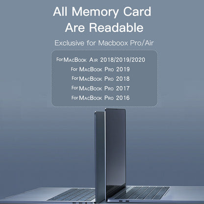 Hub USB-C Yesido HB10 para Apple MacBook Pro / Air, 6en1, Gris