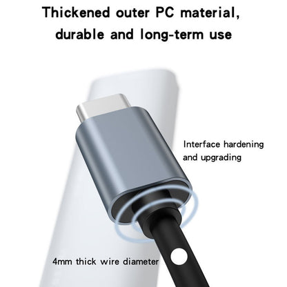 Hub USB-C Yesido HB17, 4 en 1, Gris