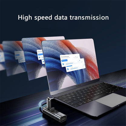 Hub USB-C Yesido HB23, 5en1, Gris