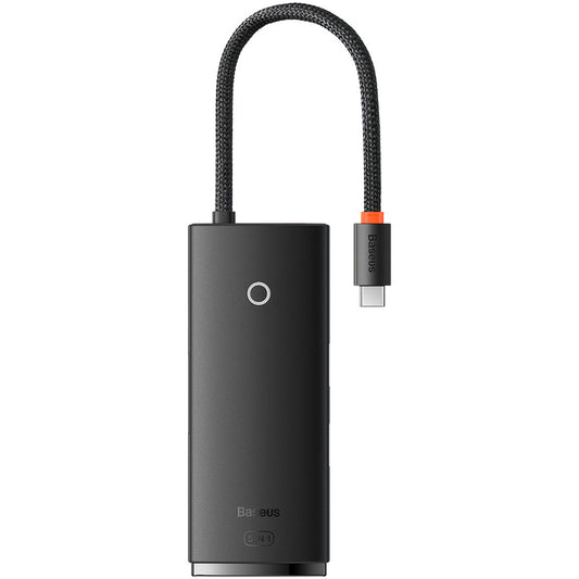 Hub USB-C Baseus Lite, 3 X USB-A 3.0 - USB-C - HDMI, Negro WKQX040001