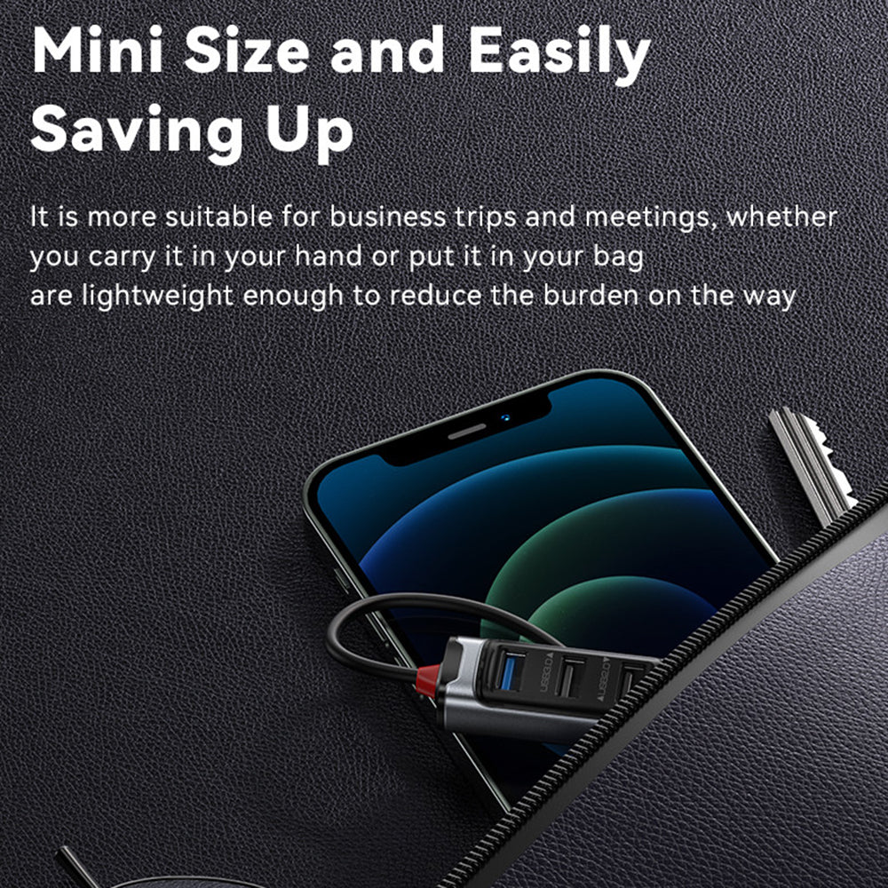 USB / USB-C Hub Yesido HB21, 5in1, Gray