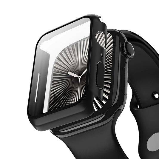 Funda Anank Screen Guard para Apple Watch Series 7 45mm, Negra