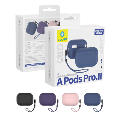 Funda Blueo Liquid para Apple AirPods Pro 2, Azul marino