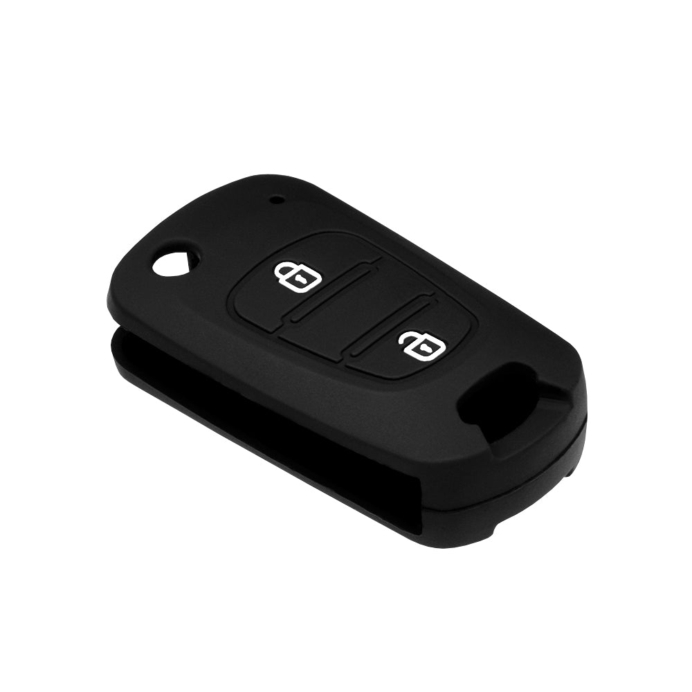 Funda para Llaves de Auto Techsuit 2003.04 para Hyundai Elantra / Kia Picanto, Negra
