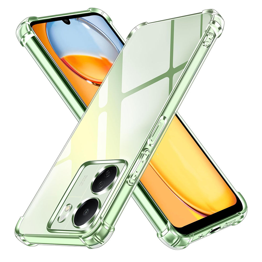 Funda con Protección para Cámara para Xiaomi Poco C65 / Redmi 13C, Techsuit, Transparente a Prueba de Golpes
