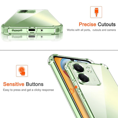 Funda con Protección para Cámara para Xiaomi Poco C65 / Redmi 13C, Techsuit, Transparente a Prueba de Golpes