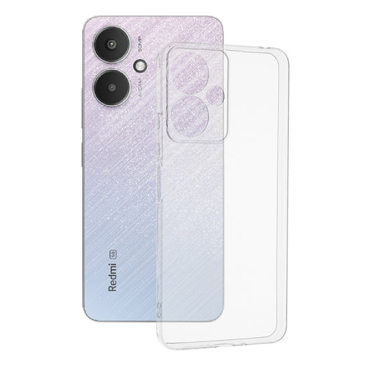 Funda con Protección para Cámara para Xiaomi Redmi 13C 5G, Techsuit, Clara, Transparente