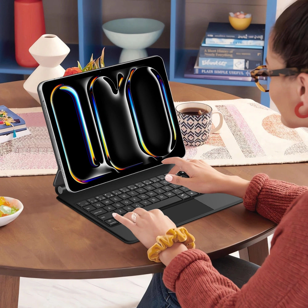Keyboard Case for Apple iPad Pro 13 (2025) / (2024), Tech-Protect, SmartCase Magnetic, Black