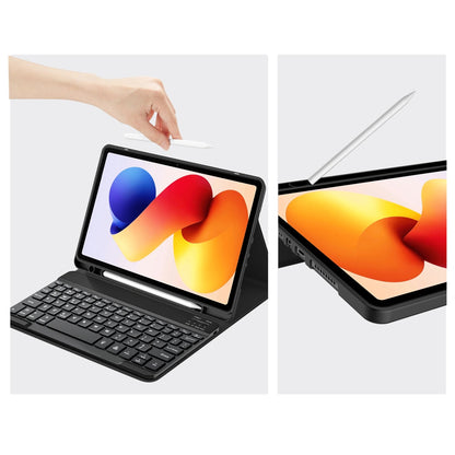 Funda con teclado para Xiaomi Poco Pad M1 / Redmi Pad 2 Pro, Tech-Protect, SC PEN, Negra