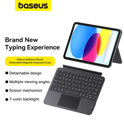 Funda con Teclado para Apple iPad (2022), Baseus, Brilliance, Negra