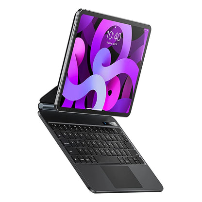 Funda con Teclado para Apple iPad Air (2022) / Air (2020) / Pro 11 (2018), Baseus, Brilliance with Digital Display, Gris