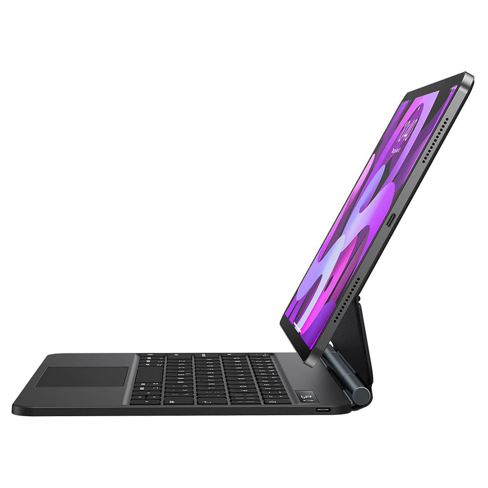 Funda con Teclado para Apple iPad Air (2022) / Air (2020) / Pro 11 (2018), Baseus, Brilliance with Digital Display, Gris