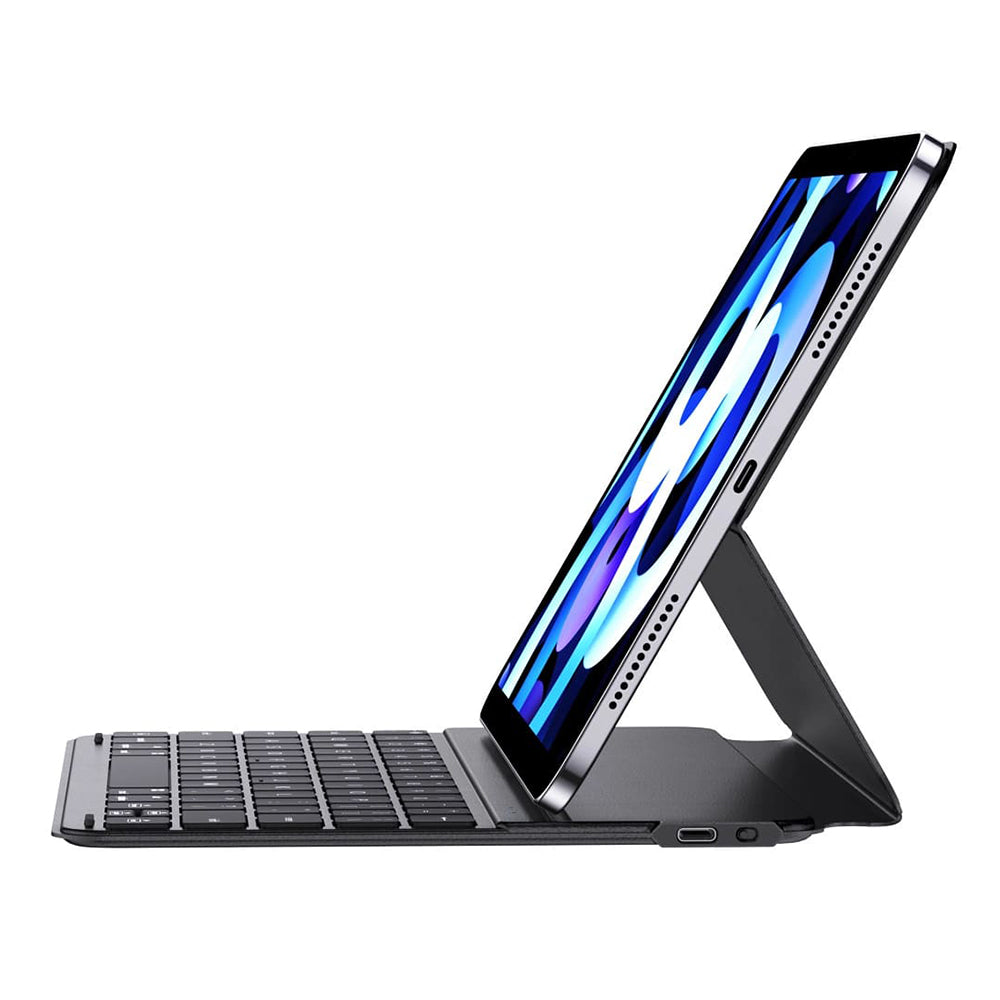Funda con Teclado para Apple iPad Pro 12.9 (2022) / Pro 12.9 (2021) / Pro 12.9 (2020) / Pro 12.9 (2018), Baseus, Brilliance, Negra