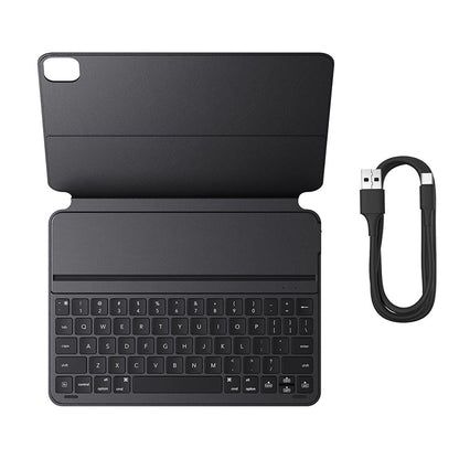 Funda con Teclado para Apple iPad Pro 12.9 (2022) / Pro 12.9 (2021) / Pro 12.9 (2020) / Pro 12.9 (2018), Baseus, Brilliance, Negra