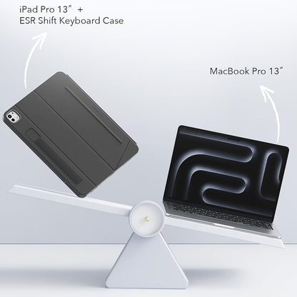 Funda con Teclado para Apple iPad Pro 13 (2024), ESR, Shift, Gris