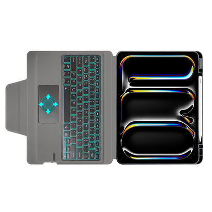Funda con Teclado para Apple iPad Pro 13 (2024), Techsuit, KeyTab Pro, Negra