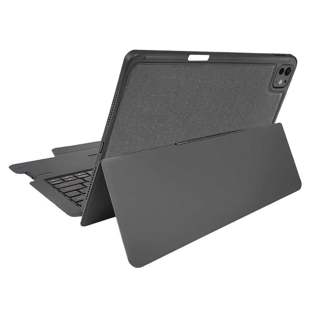 Funda con Teclado para Apple iPad Pro 13 (2024), Techsuit, KeyTab Pro, Negra