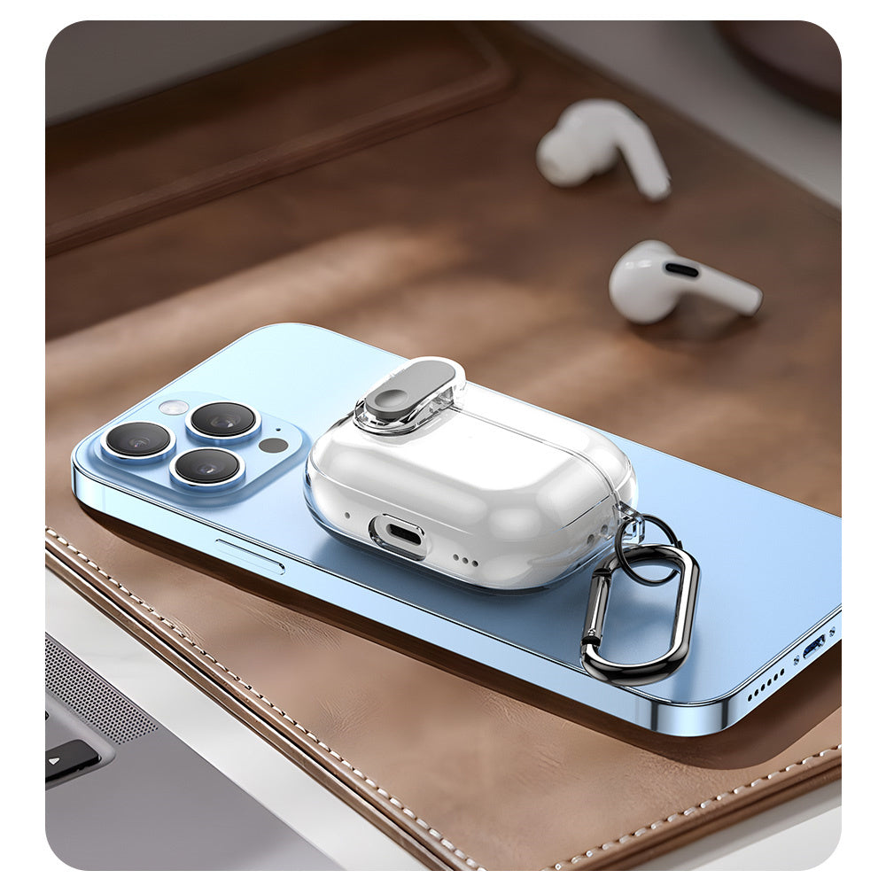 Funda DUX DUCIS PECL para Apple AirPods 4, Morado