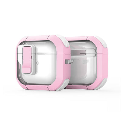 Funda DUX DUCIS PECN para Apple AirPods 4, Rosa Blanco