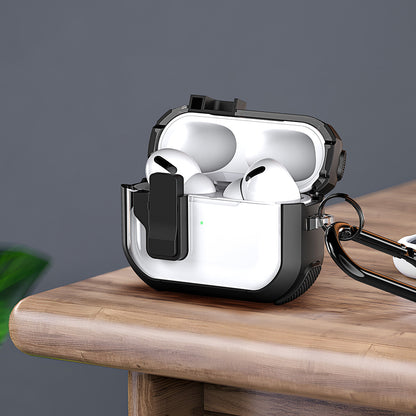 Funda DUX DUCIS PECN para Apple AirPods 4, Rosa Blanco