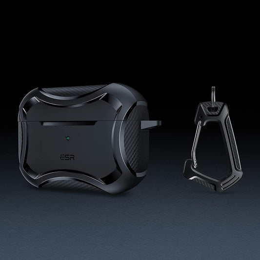Funda ESR Cyber Armor Tough para Apple AirPods Pro Series, Negra