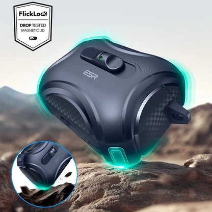 Funda ESR Cyber FlickLock para Apple AirPods Pro 3, Azul