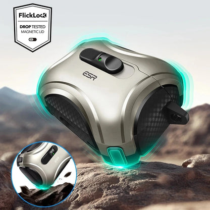Funda ESR Cyber FlickLock para Apple AirPods Pro 3, Gris
