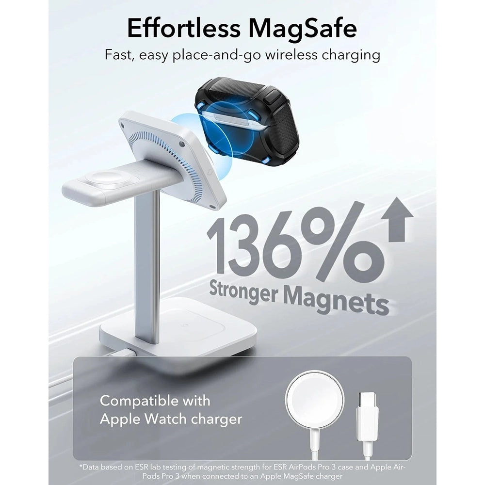 Funda ESR Cyber FlickLock para Apple AirPods Pro 3, Negra