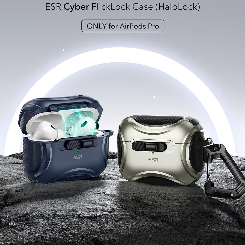 Funda ESR Cyber para Apple AirPods Pro Series, Azul
