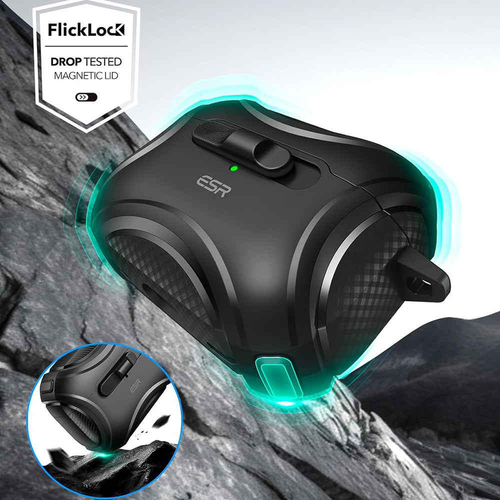 Funda ESR Cyber para Apple AirPods Pro Series, Negra