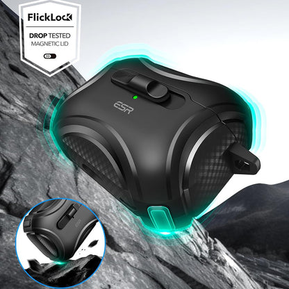 Funda ESR Cyber para Apple AirPods Pro Series, Negra