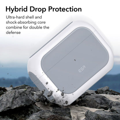 Funda ESR Orbit Hybrid para Apple Airpods Pro 3, Blanca